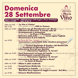 Storie del Vino 2025 - Programma incontri culturali