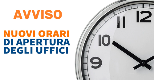 Nuovo orario Uffici Comunali